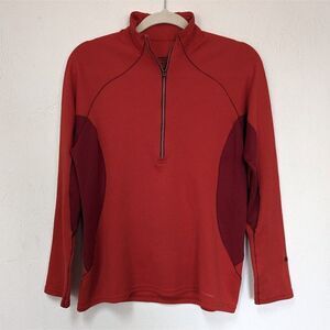 Patagonia Capilene 3 Polartec Midweight 1/4 Zip Pullover Red Women's Size Medium